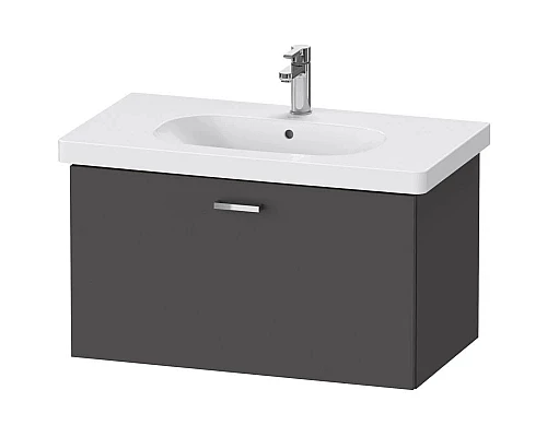 Купить Тумба графит матовый 80 см Duravit XBase XB607104949 в магазине сантехники Santeh-Crystal.ru