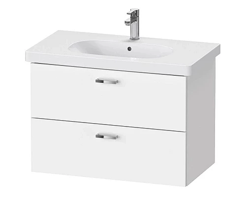 Приобрести Тумба белый матовый 80 см Duravit XBase XB619001818 в магазине сантехники Santeh-Crystal.ru