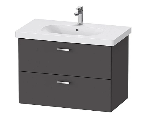 Заказать Тумба графит матовый 80 см Duravit XBase XB619004949 в магазине сантехники Santeh-Crystal.ru