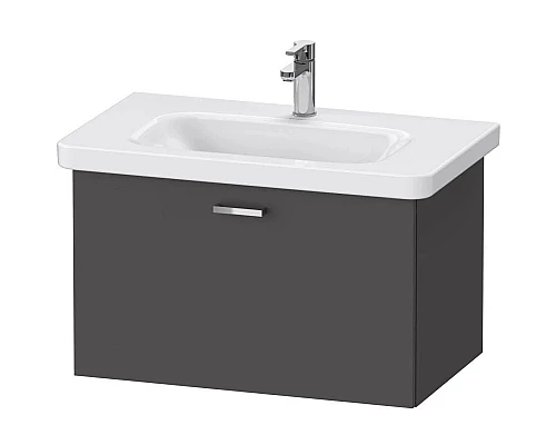 Заказать Тумба графит матовый 73 см Duravit XBase XB607604949 в магазине сантехники Santeh-Crystal.ru