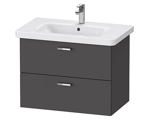 Приобрести Тумба графит матовый 73 см Duravit XBase XB619604949 в магазине сантехники Santeh-Crystal.ru