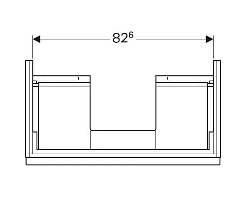 Приобрести Тумба натуральный дуб 89 см Geberit iCon 841292000 в магазине сантехники Santeh-Crystal.ru