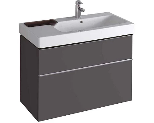 Купить Тумба темно-серый матовый 89 см Geberit iCon 841391000 в магазине сантехники Santeh-Crystal.ru