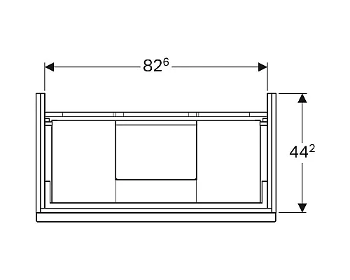 Купить Тумба натуральный дуб 89 см Geberit iCon 841392000 в магазине сантехники Santeh-Crystal.ru