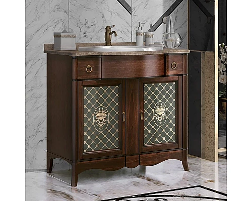 Купить Комплект мебели светлый орех 92,4 см Opadiris Виктория в магазине сантехники Santeh-Crystal.ru