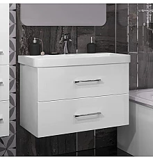 Тумба с раковиной белый глянец 80,5 см Opadiris Арабеска