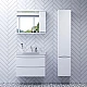 Заказать Комплект мебели белый глянец 80 см Am.Pm Like M80FHX0802WG + M80WCC0802WG + M80MPR0801WG в магазине сантехники Santeh-Crystal.ru