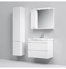 Комплект мебели белый глянец 80 см Am.Pm Like M80FHX0802WG + M80WCC0802WG + M80MPL0801WG