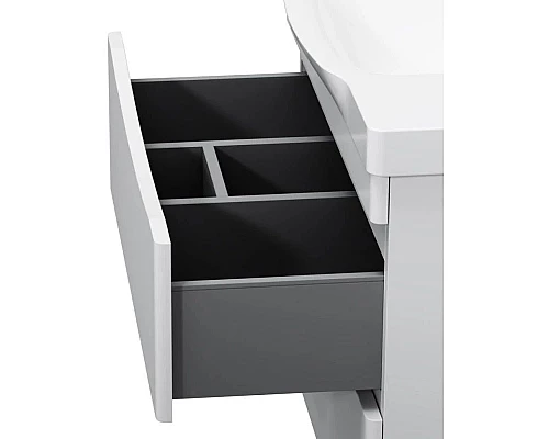 Купить Комплект мебели белый глянец 80 см Am.Pm Like M80FHX0802WG + M80WCC0802WG + M80MPL0801WG в магазине сантехники Santeh-Crystal.ru