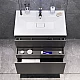Купить Тумба с раковиной графит матовый 80,8 см Am.Pm Inspire 2.0 M50AFHX0803GM + M50AWPX0801WG в магазине сантехники Santeh-Crystal.ru