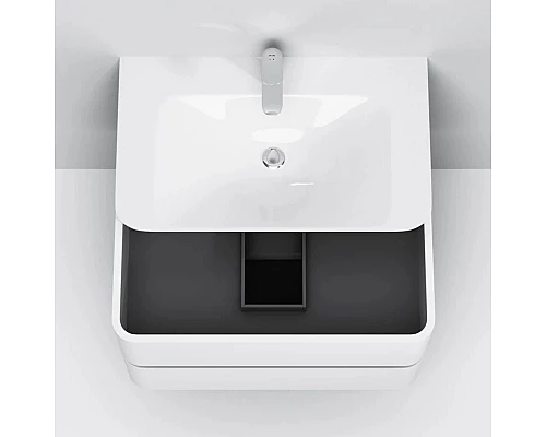 Заказать Тумба с раковиной белый глянец 80 см Am.Pm Sensation M30FHX0802WG + M30WPC0801WG в магазине сантехники Santeh-Crystal.ru