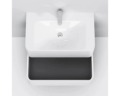 Заказать Тумба с раковиной белый глянец 80 см Am.Pm Sensation M30FHX0802WG + M30WPC0801WG в магазине сантехники Santeh-Crystal.ru