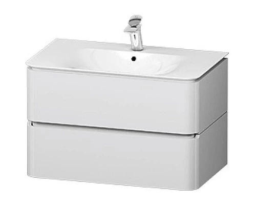 Заказать Тумба с раковиной серый шелк глянец 80 см Am.Pm Sensation M30FHX0802FG + M30WPC0801WG в магазине сантехники Santeh-Crystal.ru