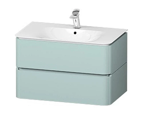 Купить Тумба с раковиной мятный глянец 80 см Am.Pm Sensation M30FHX0802GG + M30WPC0801WG в магазине сантехники Santeh-Crystal.ru