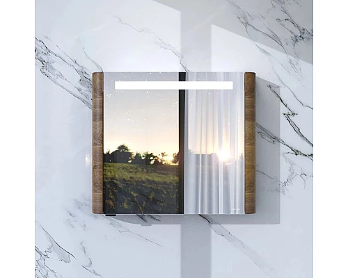 Приобрести Комплект мебели орех 80 см Am.Pm Sensation M30FHX0802NF + M30WPC0801WG + M30MCR0801NF в магазине сантехники Santeh-Crystal.ru