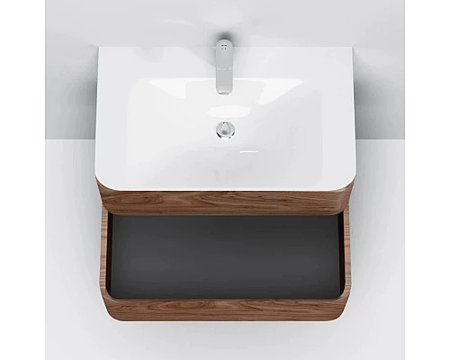 Приобрести Комплект мебели орех 80 см Am.Pm Sensation M30FHX0802NF + M30WPC0801WG + M30MCR0801NF в магазине сантехники Santeh-Crystal.ru