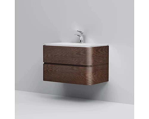 Заказать Комплект мебели табачный дуб 80 см Am.Pm Sensation M30FHX0802TF + M30WPC0801WG + M30MCL0801TF в магазине сантехники Santeh-Crystal.ru