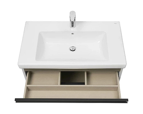 Заказать Комплект мебели белый глянец 80 см Roca Domi 857536806 + 3270M0004 + 812363000 в магазине сантехники Santeh-Crystal.ru