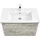 Заказать Тумба с раковиной бетон/белый матовый 80 см Roca Ronda ZRU9303004 + 327470000 в магазине сантехники Santeh-Crystal.ru