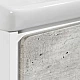 Заказать Тумба с раковиной бетон/белый матовый 80 см Roca Ronda ZRU9303004 + 327470000 в магазине сантехники Santeh-Crystal.ru