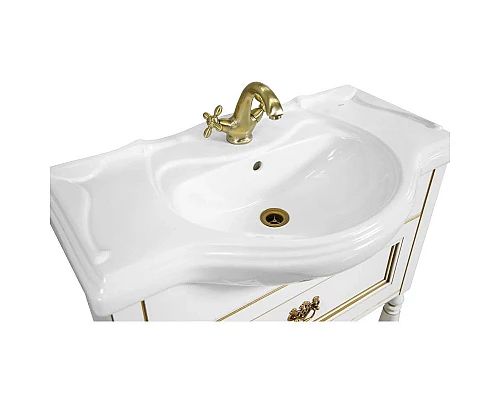 Приобрести Комплект мебели дуб молочный 85 см Roca America Evolution L ZRU9302960 + 327206000 + ZRU9302950 в магазине сантехники Santeh-Crystal.ru