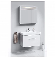 Комплект мебели белый глянец 81 см Aqwella Neo NEO01081 + 1.WH30.2.084 + Neo.04.08