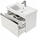 Приобрести Комплект мебели белый глянец 80 см Акватон Капри 1A230201KP010 + 1WH302251 + 1A230402KP010 в магазине сантехники Santeh-Crystal.ru