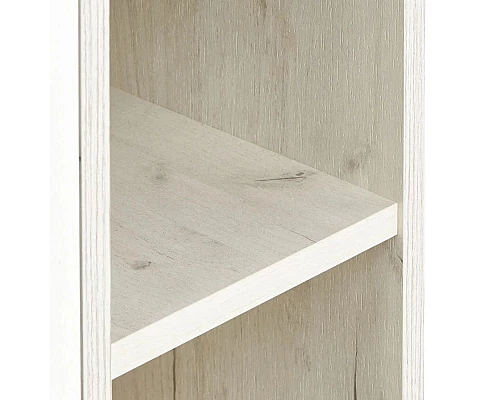 Купить Тумба с раковиной белый глянец/дуб крафт 80 см Акватон Флай 1A2374K0FAX10 в магазине сантехники Santeh-Crystal.ru