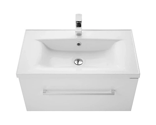 Заказать Комплект мебели белый глянец 80 см Акватон Мадрид 1A126801MA010 + 1A70493KPR010 + 1A175202MA010 в магазине сантехники Santeh-Crystal.ru