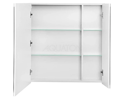 Заказать Комплект мебели белый глянец/дуб эндгрейн 80 см Акватон Нортон 1A248901NT010 + 1WH302422 + 1A249202NT010 в магазине сантехники Santeh-Crystal.ru