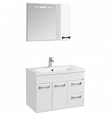 Комплект мебели белый глянец 80,2 см Акватон Диор 1A167801DR010 + 1A722931AG010 + 1A168002DR01R