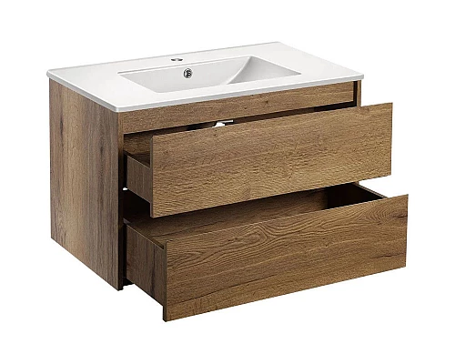 Заказать Тумба дуб табачный 80,7 см Vincea Gio VMC-2G800TO в магазине сантехники Santeh-Crystal.ru