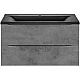 Купить Тумба с раковиной бетон 75 см Vincea Mia VMC-2MA750BT + VCB-3M750B в магазине сантехники Santeh-Crystal.ru