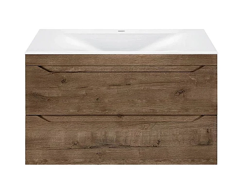 Заказать Тумба с раковиной дуб винтаж 80,5 см Vincea Fine VMC-2F800VO + VCB-1F800W в магазине сантехники Santeh-Crystal.ru