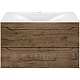 Заказать Тумба с раковиной дуб винтаж 80,5 см Vincea Fine VMC-2F800VO + VCB-1F800W в магазине сантехники Santeh-Crystal.ru