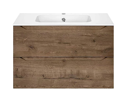 Заказать Тумба с раковиной дуб винтаж 81 см Vincea Norma VMC-2N800VO + VCB-2N800W в магазине сантехники Santeh-Crystal.ru