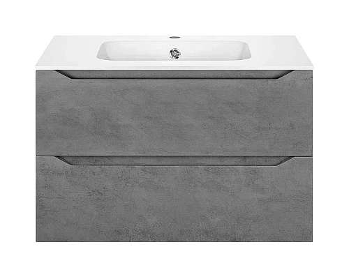 Купить Тумба с раковиной бетон 81 см Vincea Norma VMC-2N800BT + VCB-2N800W в магазине сантехники Santeh-Crystal.ru