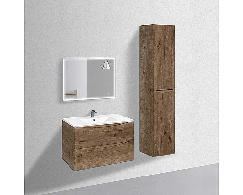 Приобрести Комплект мебели дуб винтаж 91,5 см Vincea Mia VMC-2MC900VO + VBS-13990 + VLM-3VN800 в магазине сантехники Santeh-Crystal.ru