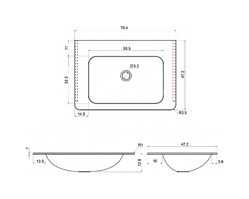 Приобрести Тумба с раковиной дуб винтаж 79,4 см Vincea Paola VMC-2P800VO + VCB-2VP800B в магазине сантехники Santeh-Crystal.ru