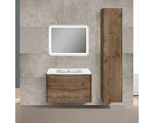 Купить Комплект мебели дуб винтаж 79,4 см Vincea Paola VMC-2P800VO + VCB-2VP800W + VLM-2A800 в магазине сантехники Santeh-Crystal.ru