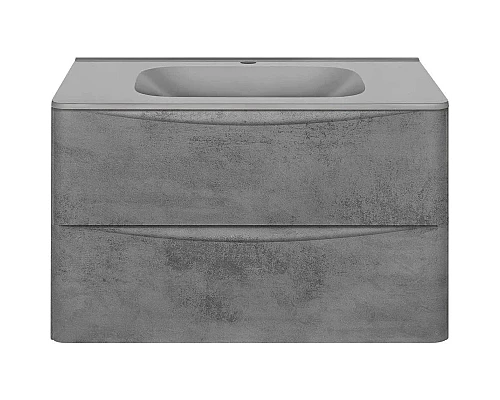 Купить Тумба с раковиной бетон 79,4 см Vincea Paola VMC-2P800BT + VCB-2VP800G в магазине сантехники Santeh-Crystal.ru