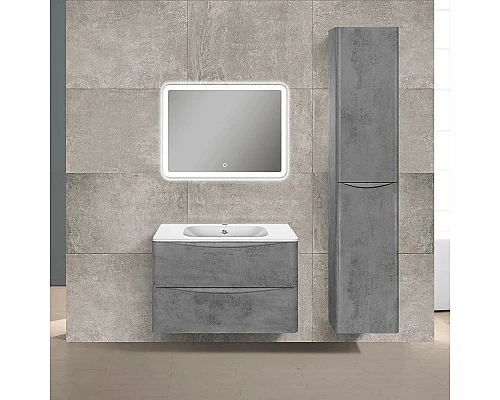 Приобрести Тумба с раковиной бетон 79,4 см Vincea Paola VMC-2P800BT + VCB-2VP800W в магазине сантехники Santeh-Crystal.ru