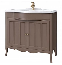 Тумба шоколад матовый 89 см Caprigo Marsel 33813-TP809