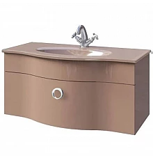 Тумба капучино глянец 85 см Caprigo Nokturn 1313-TP019