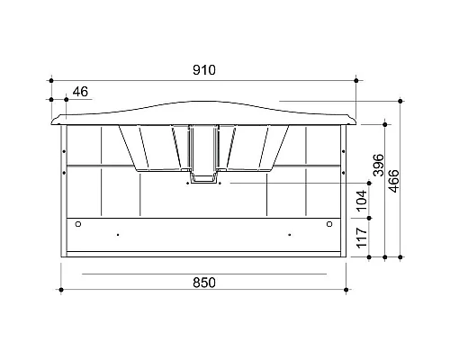 Заказать Тумба магнолия 85 см Caprigo Nokturn 1313-TP800 в магазине сантехники Santeh-Crystal.ru