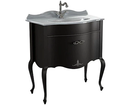 Заказать Тумба черный матовый 80,6 см Caprigo Bourget 11012-B042 в магазине сантехники Santeh-Crystal.ru