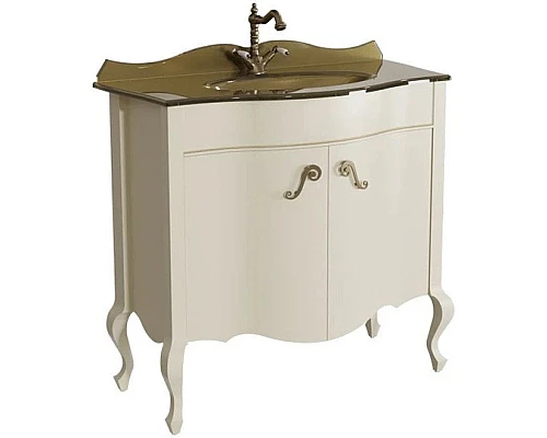 Приобрести Тумба светло-бежевый матовый 90,6 см Caprigo Bourget 11024-B002 в магазине сантехники Santeh-Crystal.ru