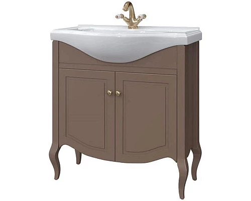 Заказать Тумба шоколад матовый 80,8 см Caprigo Verona 33518-TP809 в магазине сантехники Santeh-Crystal.ru