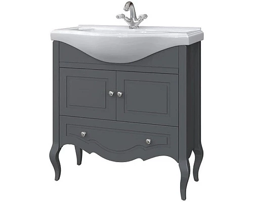 Купить Тумба графит матовый 80,8 см Caprigo Verona 33523-TP810 в магазине сантехники Santeh-Crystal.ru