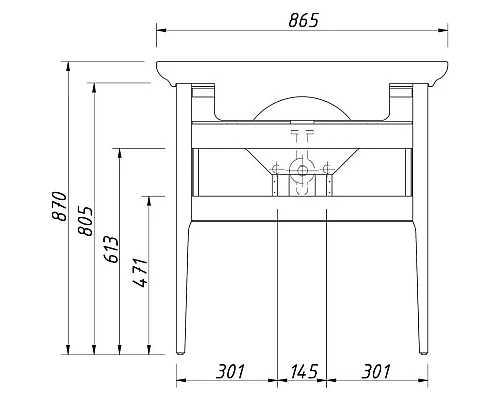 Заказать Тумба оливин 74,6 см Caprigo Jersey 34312-TP813 в магазине сантехники Santeh-Crystal.ru